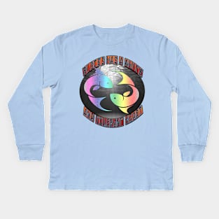 Pisces T-shirt6 with a white and indulgent heart Kids Long Sleeve T-Shirt